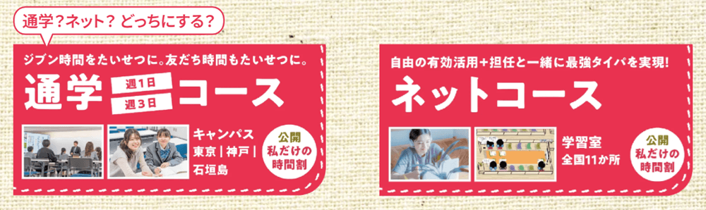 瑞穂MSC高等学校のコース